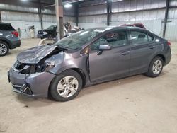 Vehiculos salvage en venta de Copart Des Moines, IA: 2015 Honda Civic LX