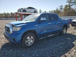 Salvage cars for sale from Copart Windham, ME: 2007 Toyota Tundra Crewmax Limited