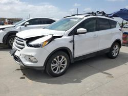 Vehiculos salvage en venta de Copart Grand Prairie, TX: 2018 Ford Escape SEL