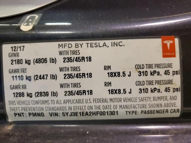 2017 Tesla Model 3