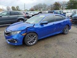 Honda salvage cars for sale: 2021 Honda Civic EX