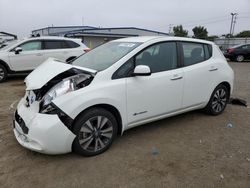 Nissan salvage cars for sale: 2016 Nissan Leaf SV