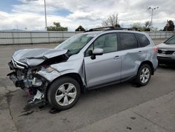 Subaru Forester Vehiculos salvage en venta: 2016 Subaru Forester 2.5I Premium