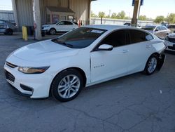 Chevrolet Malibu salvage cars for sale: 2018 Chevrolet Malibu LT