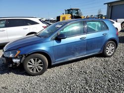 Volkswagen Golf salvage cars for sale: 2015 Volkswagen Golf