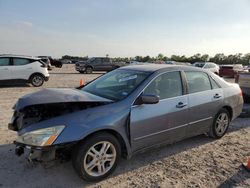 Honda salvage cars for sale: 2007 Honda Accord SE