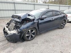 Honda salvage cars for sale: 2017 Honda Civic Touring