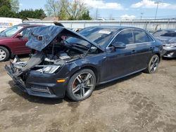 Salvage cars for sale from Copart Finksburg, MD: 2018 Audi A4 Premium Plus