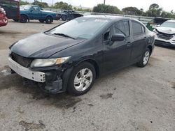 Honda salvage cars for sale: 2015 Honda Civic LX