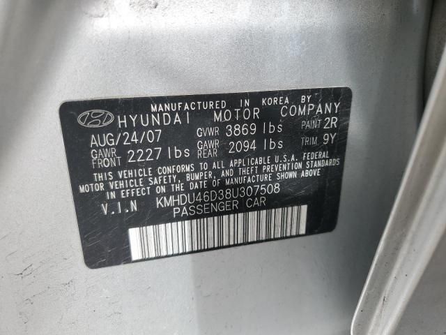 2008 Hyundai Elantra GLS