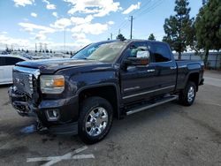 Salvage cars for sale from Copart Rancho Cucamonga, CA: 2015 GMC Sierra K2500 Denali