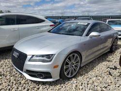 Salvage cars for sale from Copart Sikeston, MO: 2013 Audi A7 Prestige