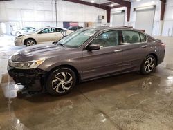 Salvage cars for sale from Copart Avon, MN: 2016 Honda Accord LX