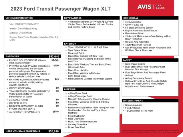 2023 Ford Transit T-350