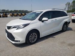 Toyota salvage cars for sale: 2022 Toyota Sienna XLE