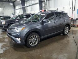 Toyota rav4 hv Limited salvage cars for sale: 2017 Toyota Rav4 HV Limited