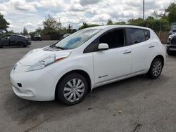 Nissan Leaf salvage cars for sale: 2014 Nissan Leaf S