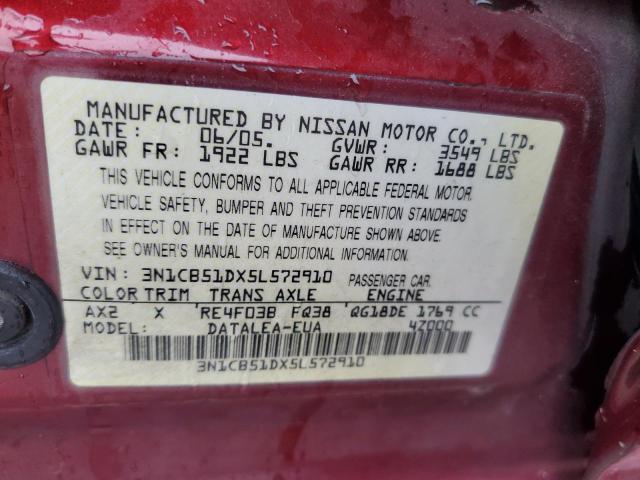 2005 Nissan Sentra 1.8