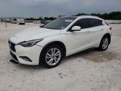 Salvage cars for sale from Copart New Braunfels, TX: 2018 Infiniti QX30 Base