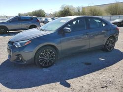 Salvage cars for sale from Copart Las Vegas, NV: 2016 Toyota Corolla L