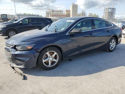Vehiculos salvage en venta de Copart New Orleans, LA: 2017 Chevrolet Malibu LS