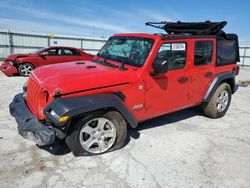 Vehiculos salvage en venta de Copart Walton, KY: 2018 Jeep Wrangler Unlimited Sport