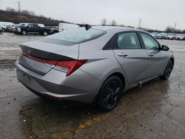 2022 Hyundai Elantra Blue