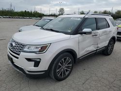 Ford Vehiculos salvage en venta: 2018 Ford Explorer Platinum