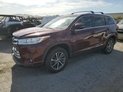 Salvage cars for sale from Copart Las Vegas, NV: 2019 Toyota Highlander SE