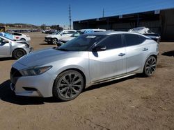 Salvage cars for sale from Copart Colorado Springs, CO: 2016 Nissan Maxima 3.5S
