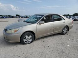 Salvage cars for sale from Copart San Antonio, TX: 2003 Toyota Camry LE