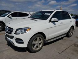 2017 Mercedes-Benz GLE 350 en venta en Grand Prairie, TX