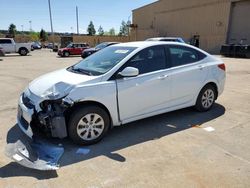 Hyundai Accent Vehiculos salvage en venta: 2016 Hyundai Accent SE