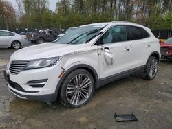 Salvage cars for sale from Copart Waldorf, MD: 2016 Lincoln MKC Reserve
