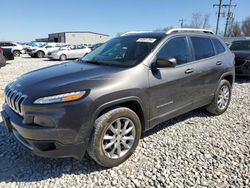 2018 Jeep Cherokee Limited en venta en Wayland, MI
