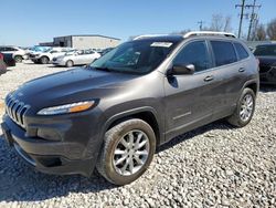 Jeep Cherokee Limited salvage cars for sale: 2018 Jeep Cherokee Limited