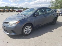 Toyota Corolla l salvage cars for sale: 2014 Toyota Corolla L