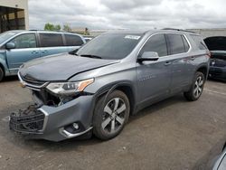 Salvage cars for sale from Copart Kansas City, KS: 2021 Chevrolet Traverse LT