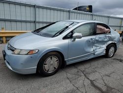 Honda Civic Hybrid Vehiculos salvage en venta: 2007 Honda Civic Hybrid