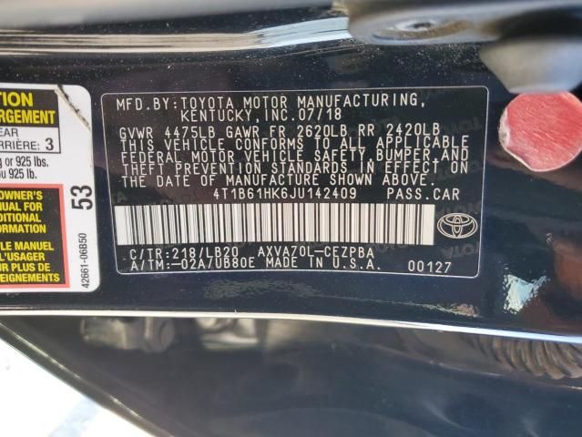 2018 Toyota Camry XSE