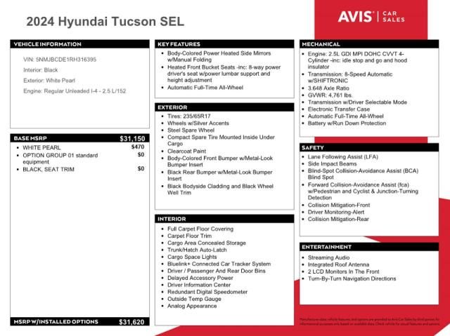 2024 Hyundai Tucson SEL