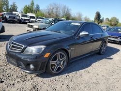 Mercedes-Benz salvage cars for sale: 2008 Mercedes-Benz C 63 AMG