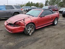 Ford salvage cars for sale: 1998 Ford Mustang