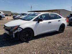 Salvage cars for sale from Copart Temple, TX: 2022 Toyota Corolla SE