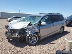 Toyota Sienna xle salvage cars for sale: 2017 Toyota Sienna XLE