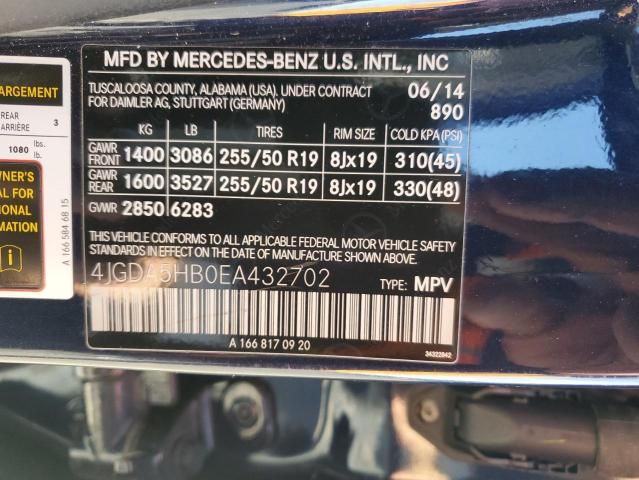 2014 Mercedes-Benz ML 350 4matic