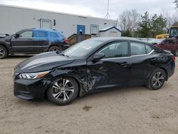 Salvage cars for sale from Copart Lyman, ME: 2020 Nissan Sentra SV