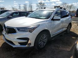Salvage cars for sale from Copart Elgin, IL: 2019 Acura RDX Technology