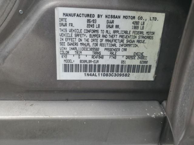 2003 Nissan Altima Base