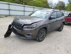 Vehiculos salvage en venta de Copart Hampton, VA: 2021 Jeep Cherokee Latitude LUX